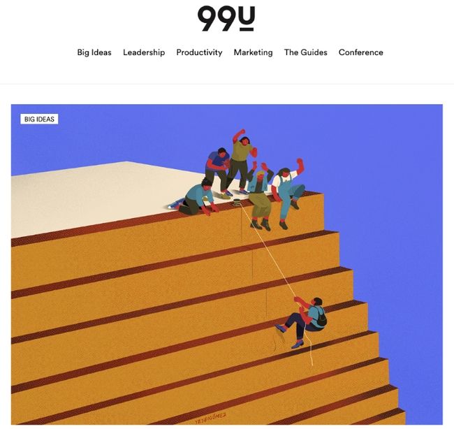 99U van creatieve ontwerpblogs van Adobe