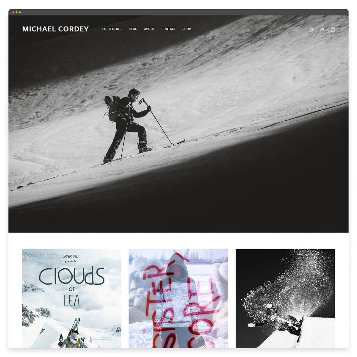 Michael Kordeys Blog-Website