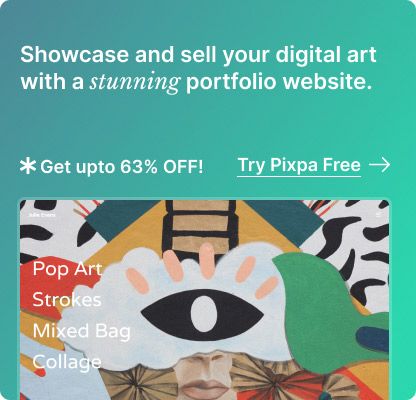 Make a stunning portfolio on Pixpa