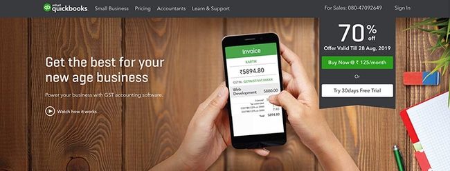 QuickBooks Accounting Beste productiviteitsapp