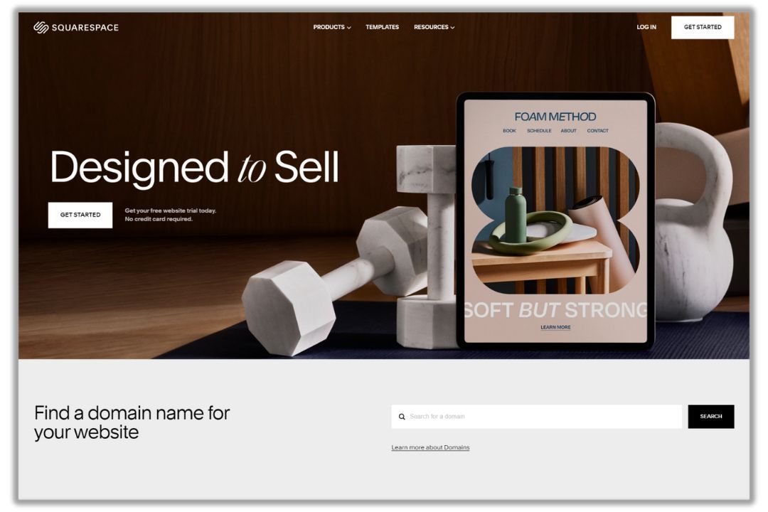 Squarespace-websitebouwer