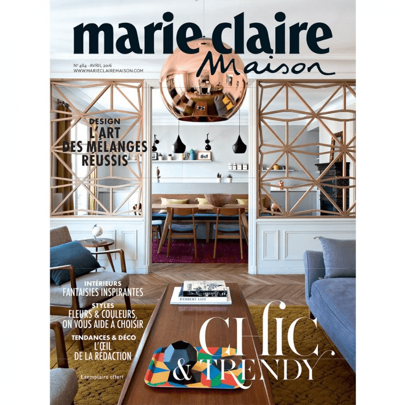 Revista de diseño de interiores Marie Claire Maison