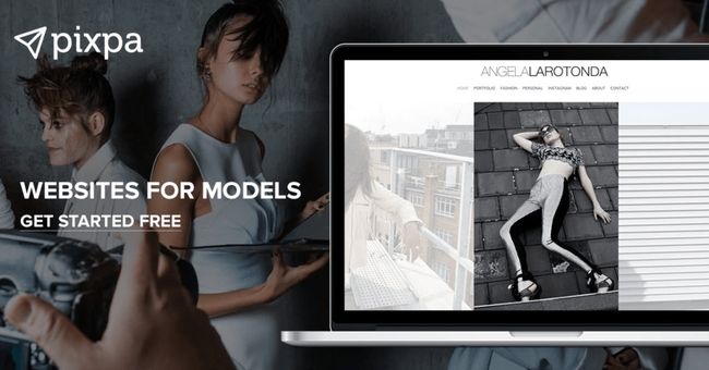 Websites für Models Pixpa